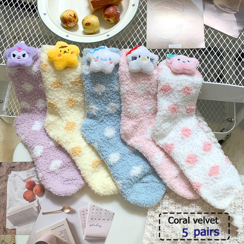5/10 Pair  New Striped Casual Breathable Socks High Quality Harajuku Retro Socks Men/Women Cotton Socks