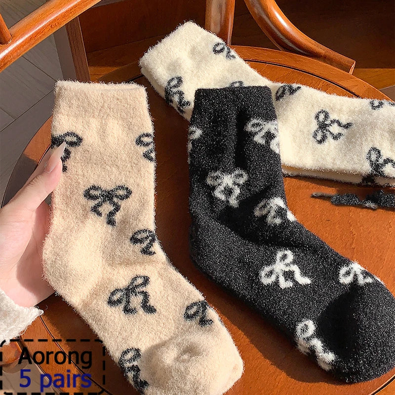 5/10 Pair  New Striped Casual Breathable Socks High Quality Harajuku Retro Socks Men/Women Cotton Socks