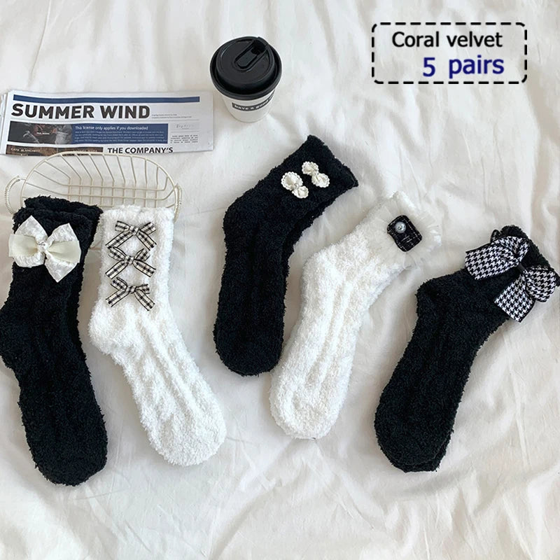 5/10 Pair  New Striped Casual Breathable Socks High Quality Harajuku Retro Socks Men/Women Cotton Socks