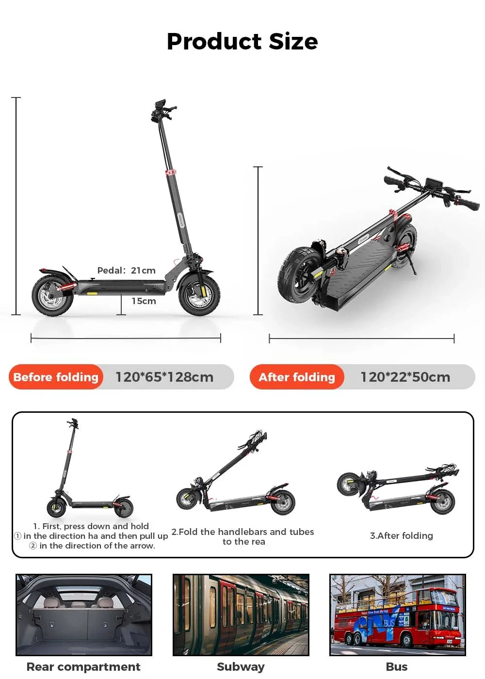 iScooter iX4 Electric Scooter 800W Smart EScooter 48V 15Ah LCD Display 10 Inch Off Road Tire Foldable Adult Electric Skateboard